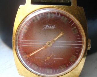 vintage soviet wrist watch Zim 15 jewels.