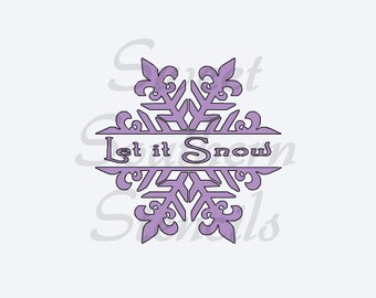 let it snow stencil let it snow stencil