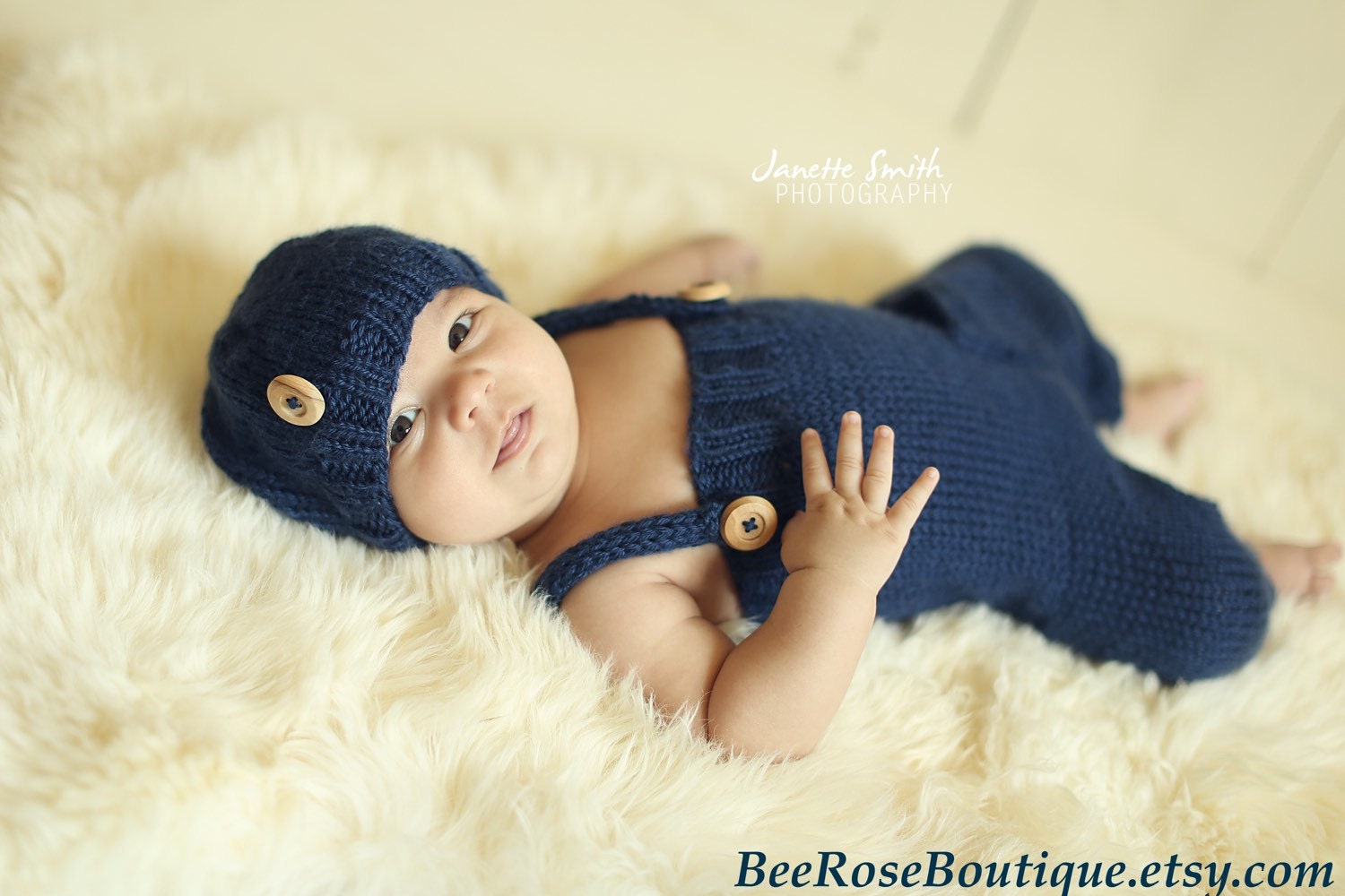 Hand knit Baby clothes Baby boy coming home outfit unisex