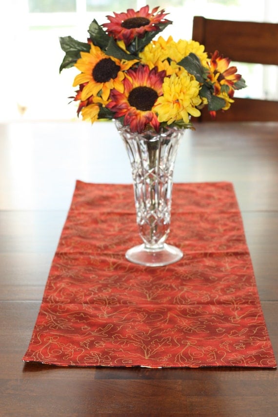 reversible fall table runner