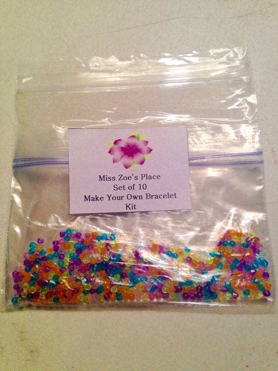 Make Your Own Beaded Bracelet Kit Birthday Party Activity