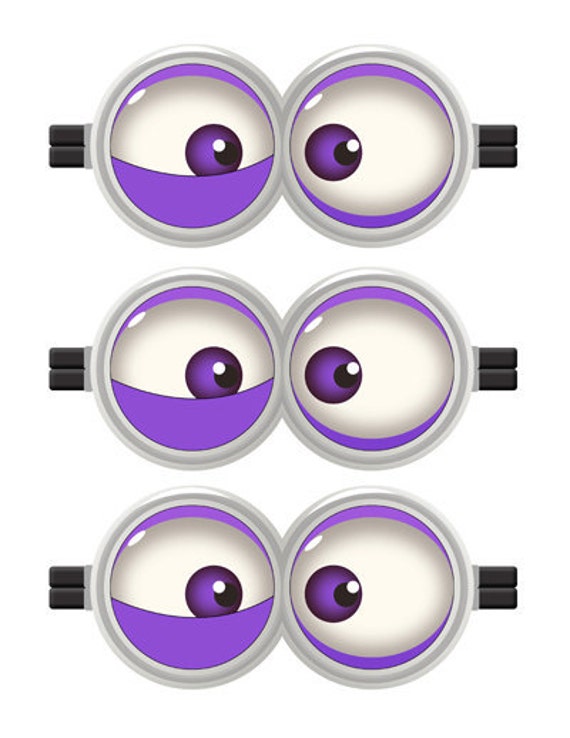 MINION Minion Movie Minion Eyes Evil Purple Minion