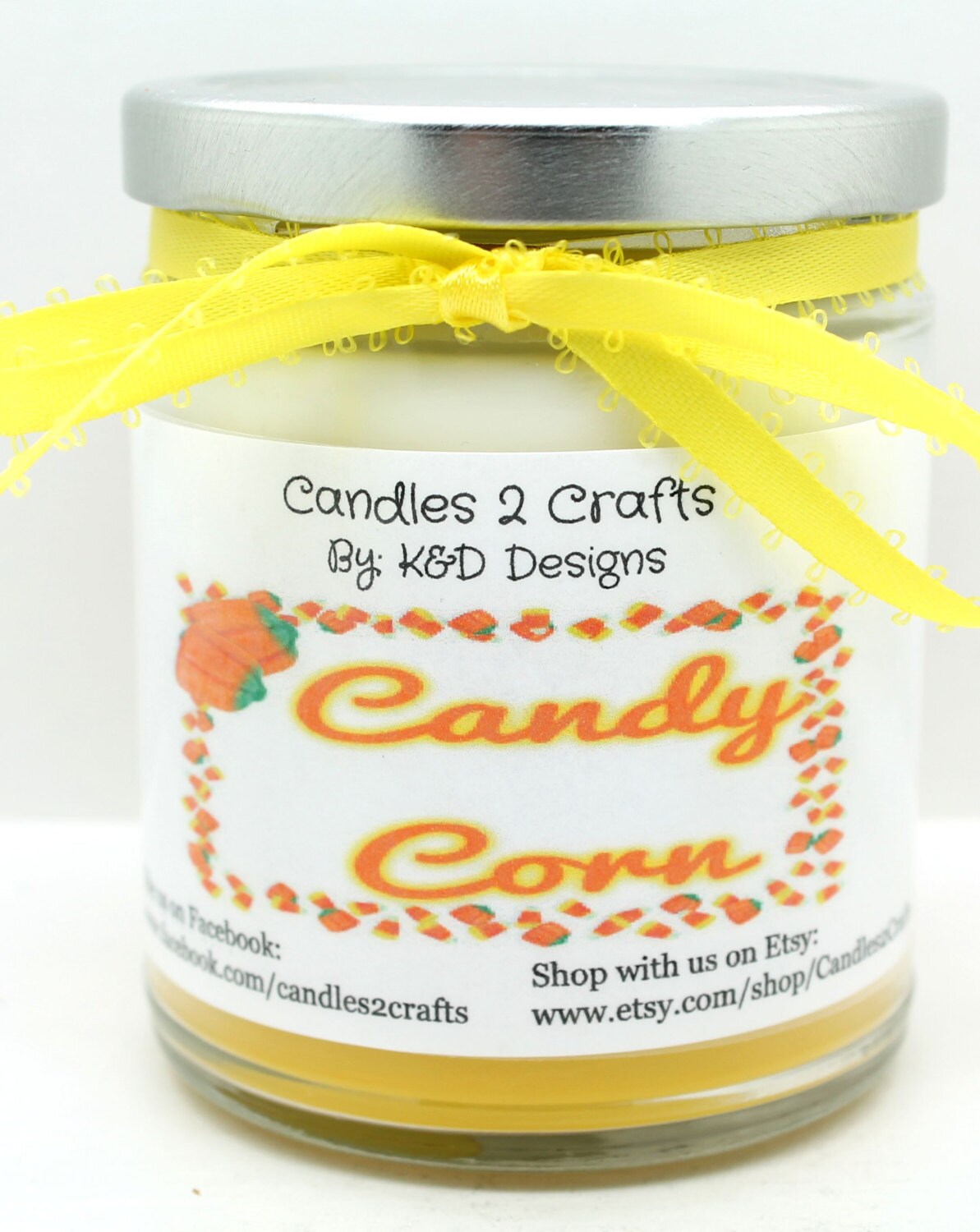 Clearance Candle Candy Corn Scented Candle 9oz Scented Soy