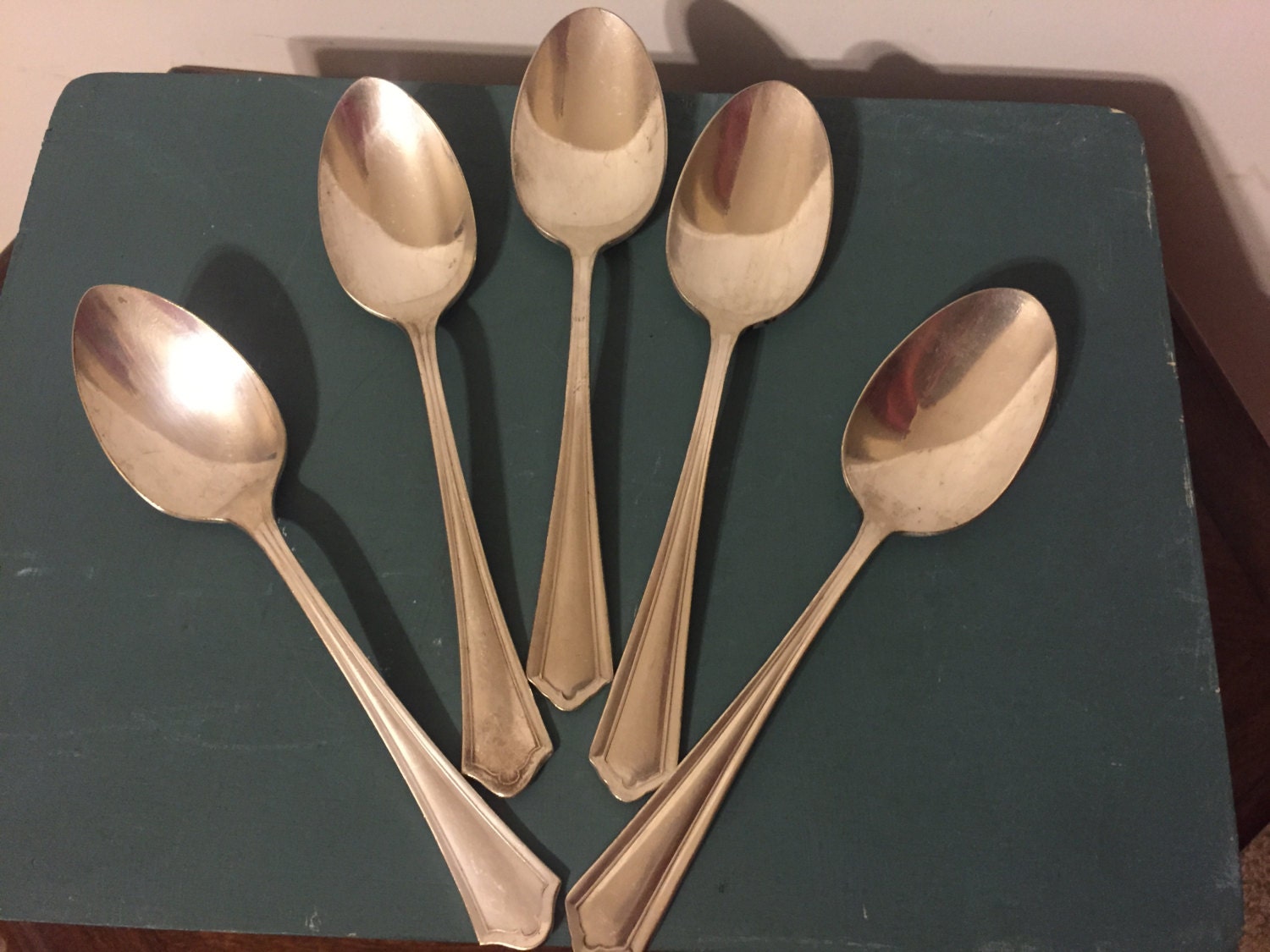 Vintage Oneida Hotel Plate Oval Soup Spoon / Vintage Serving Buffet/Set