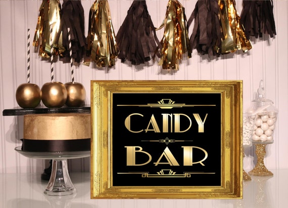 Costco Print Sizes >> PRINTABLE Candy Bar sign,Gatsby party decoration, Roaring twenties party decoration, Wedding ... Costco Print Sizes >> PRINTABLE Candy Bar sign,Gatsby party decoration, Roaring twenties party decoration, Wedding ...