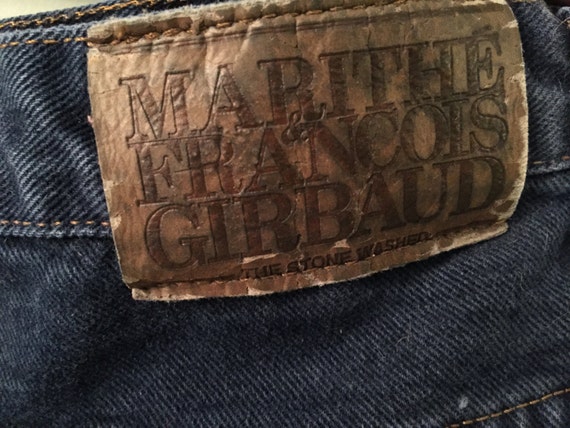 Items similar to Vintage 80's Marithe Francois Girbaud jeans dark acid ...
