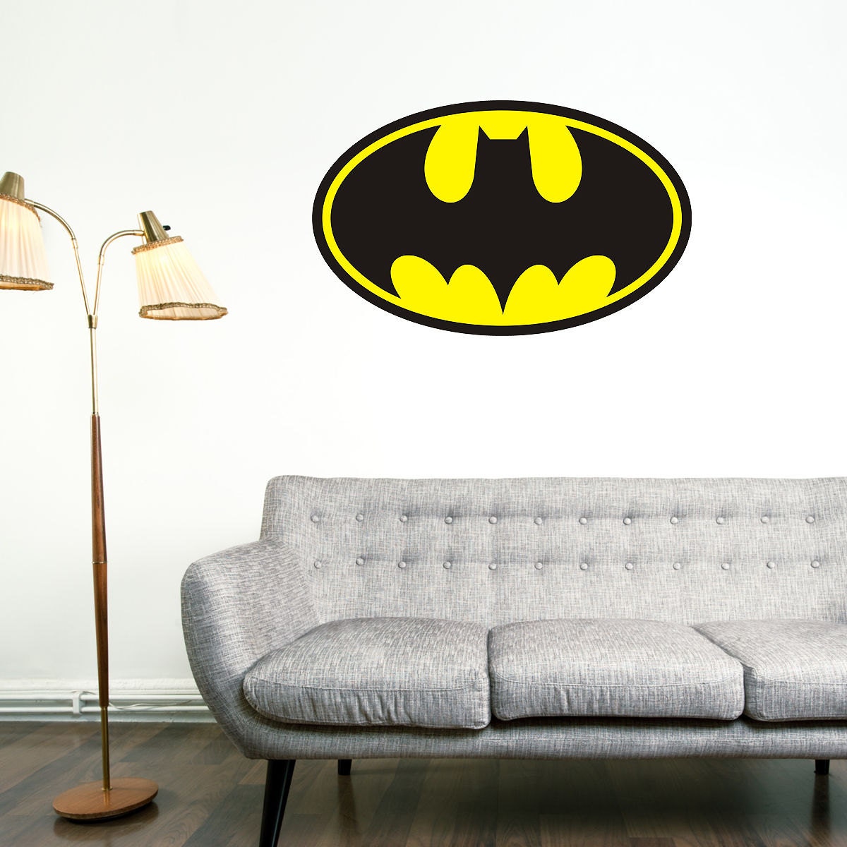 Retro Cool Batman Wall Art Vinyl Sticker Graphic Decal Bedroom