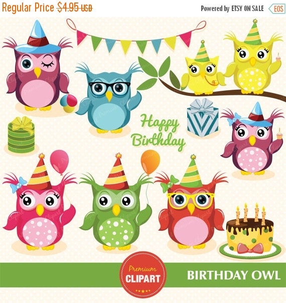 birthday owl clip art free - photo #33