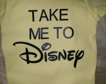 Baby shirt 18-24 months: Take me to Disney