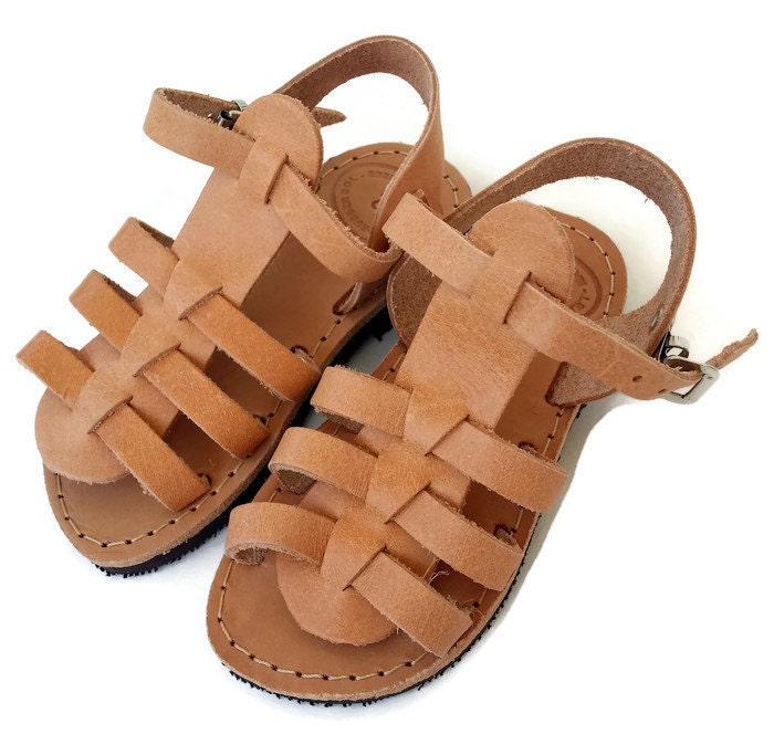 Gladiator Kids Sandals handmade Greek Children Sandals Girl