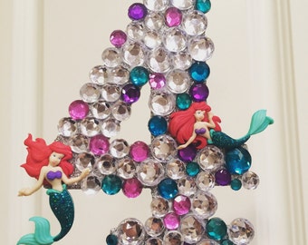 Little Mermaid cake topper.