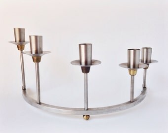 Vintage candelabra / candle holder / taper candles