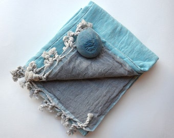 EXPRESS SHIPPING 2 PLY Turkish Towel Peshtemal Beach Towel