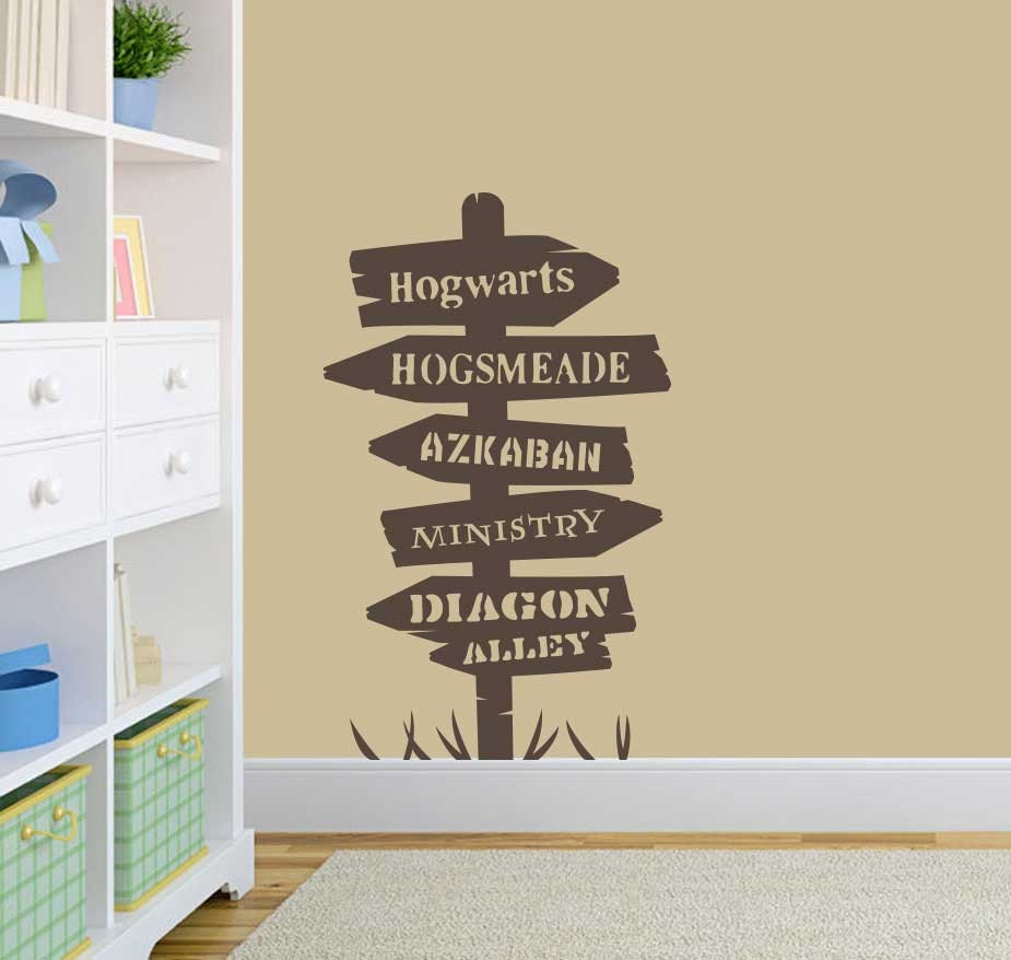 Harry Potter Signpost Road Sign Post Hogwarts Azkaban