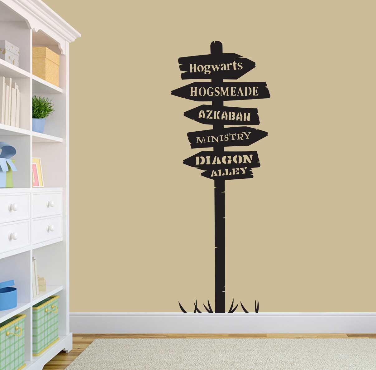 Harry Potter Signpost Road Sign Post Hogwarts Azkaban