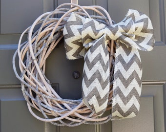 Rustic wreath, driftwood wreath, farmhouse wreath, beach wreath, driftwood decor, fall wreath, front door wreath, chevron wreath, wreath