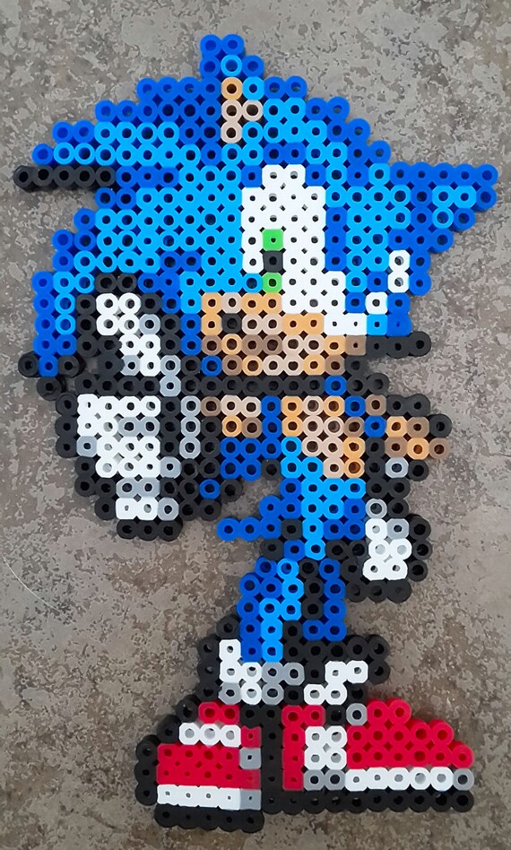 Sonic the Hedgehog Large Perler