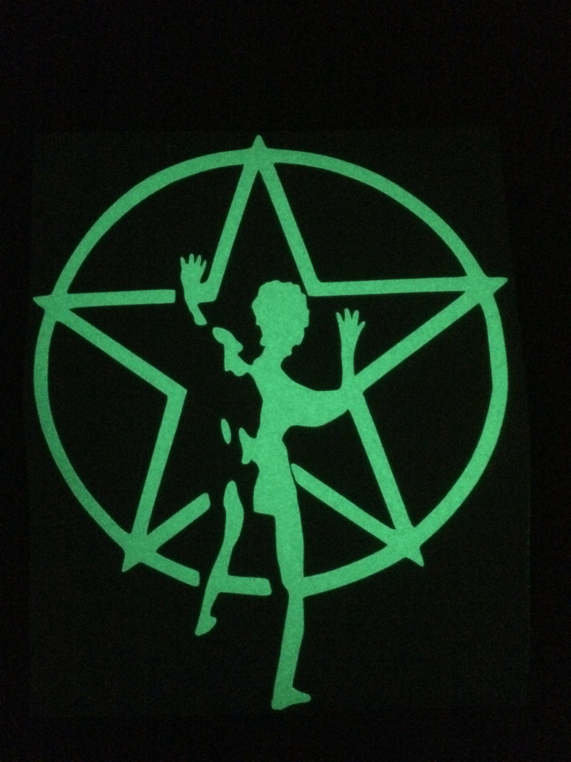 RUSH Starman GLOW In The DARK Vinyl Window Decal Pick by DecalRush