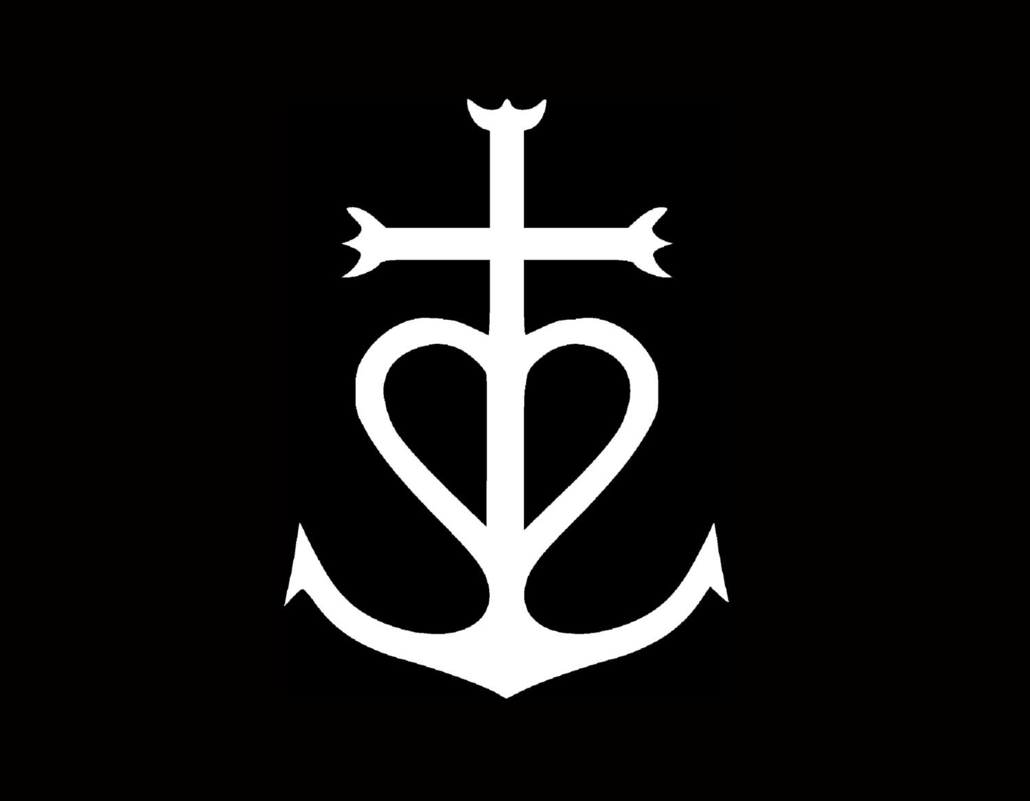 camargue-cross-heart-emblem-faith-hope-charity-love-vinyl