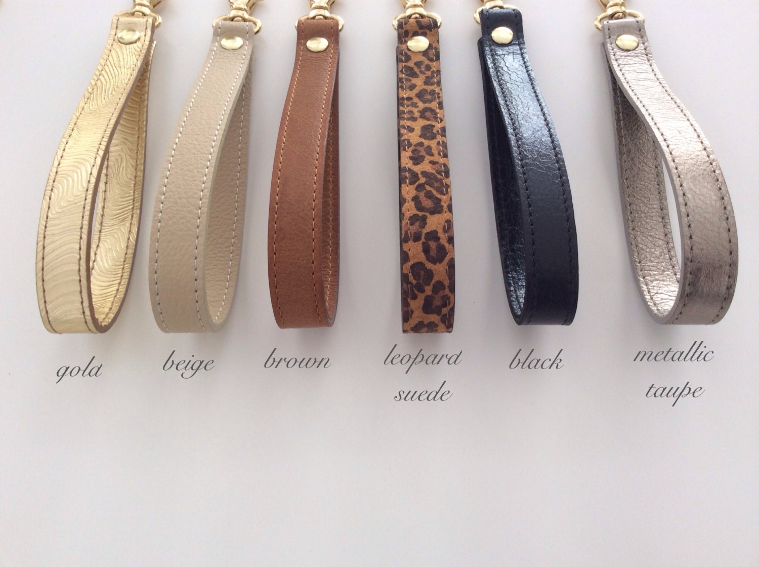 Leather Wrist Strap.Removable Wrist strap for