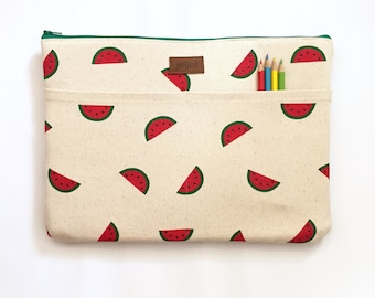11 Inch Macbook Air Sleeve, 11 Inch Macbook Air Case, Laptop Sleeve 11.6", 11 Inch Laptop Case, HP Stream, Acer Chromebook - Mini Watermelon