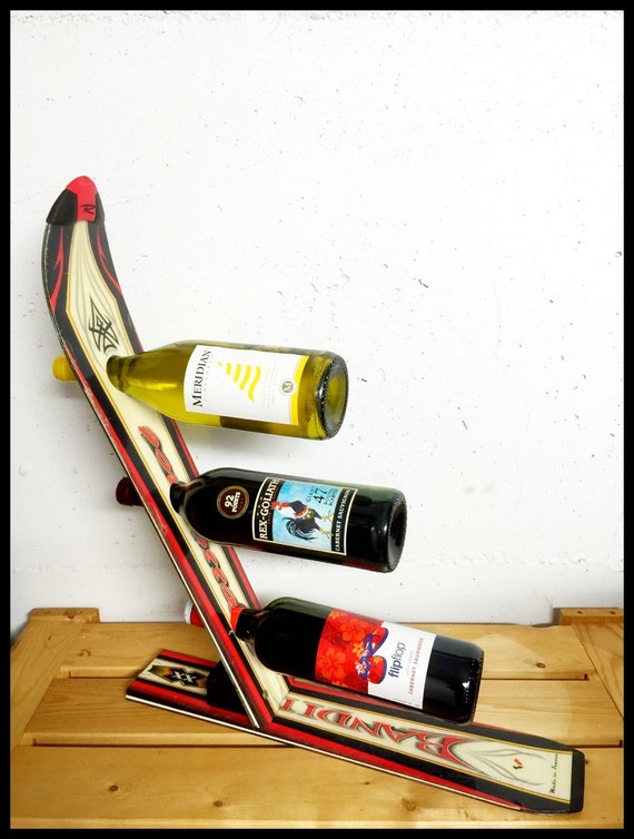 Ski Wine Rack 3 Bottles