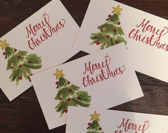 Items similar to Merry Christmas Gift Tag on Etsy