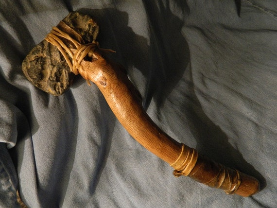 Native Indian Tomahawk Weapon Replica Real Artifact Stone