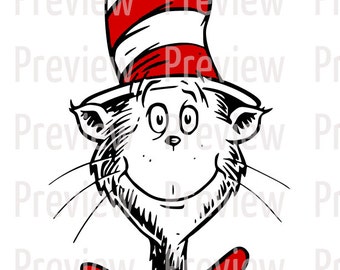 Unique Cat In The Hat Svg Related Items 