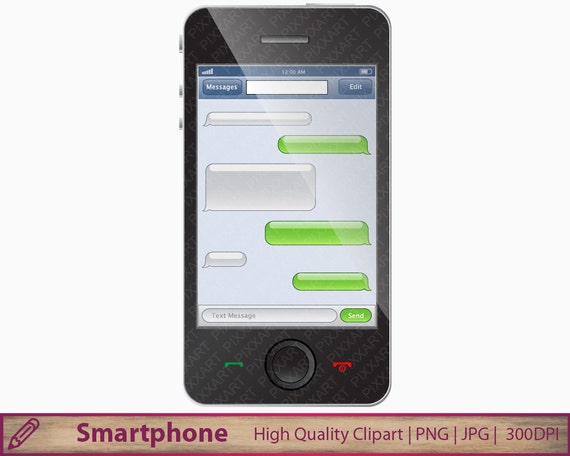 mobile phone text clipart - photo #44