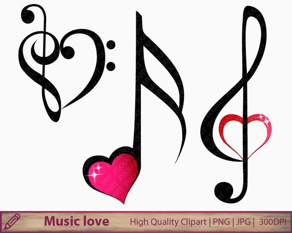 clipart music heart - photo #20