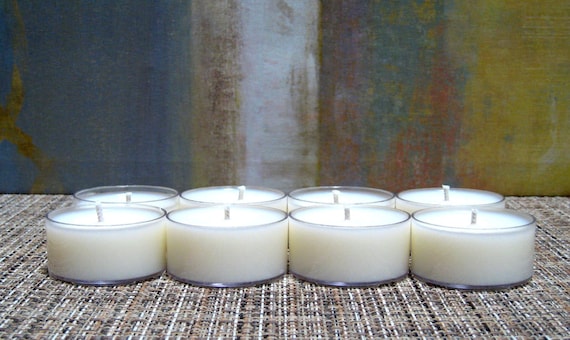 Peppermint Soy Tea Light - holiday tea light - headache relief - aromatherapy tea light - essential oil tea light - seasonal tea lights