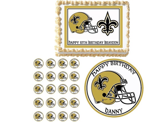 New Orleans Saints Edible Birthday Party By