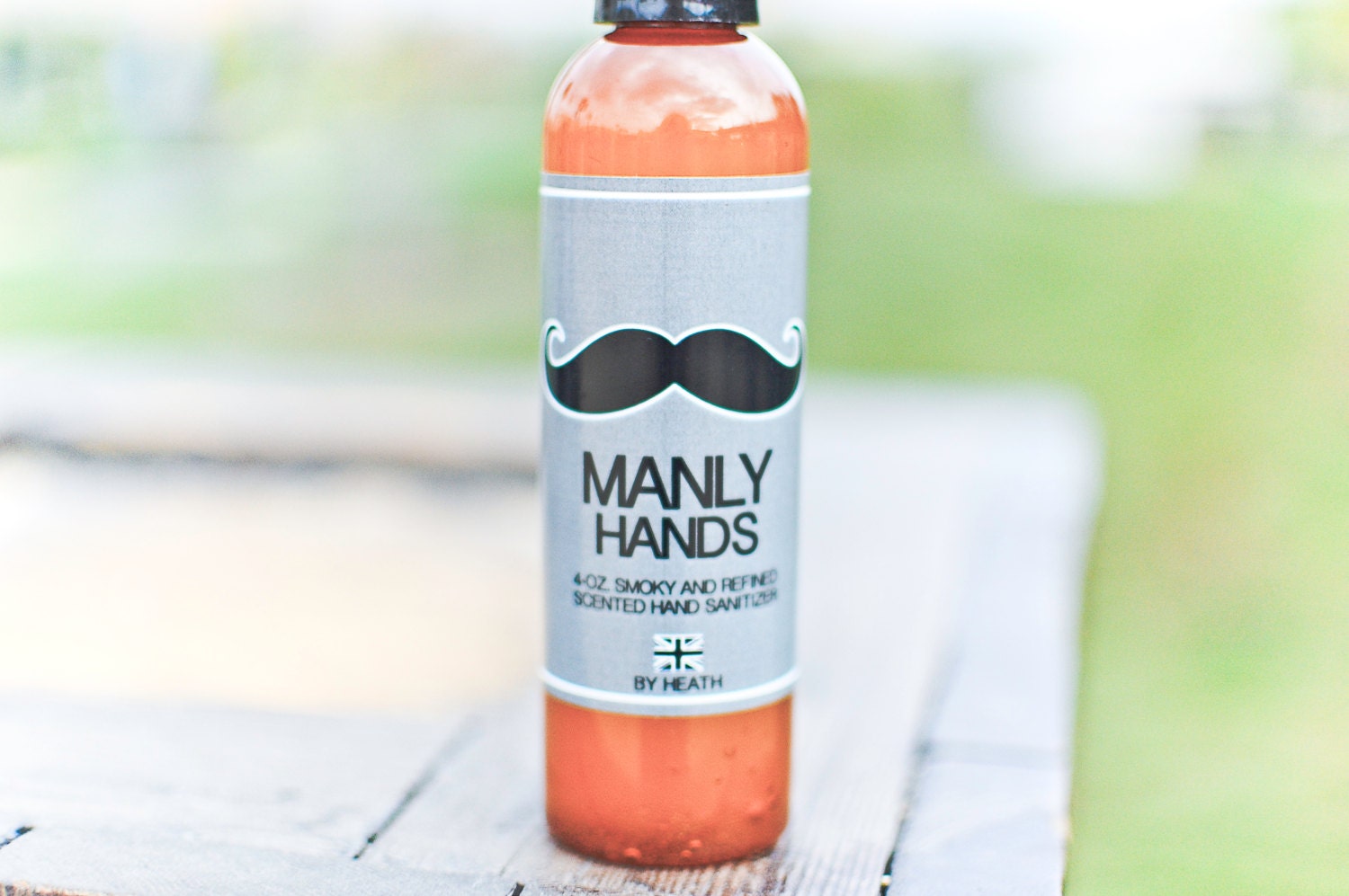 Manly Hands Hand Sanitizer 4 oz bottle