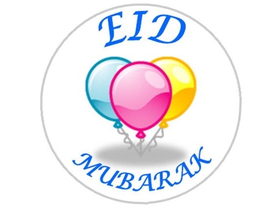 35 Eid Mubarak Stickers Muslim Islam Eid Decorations