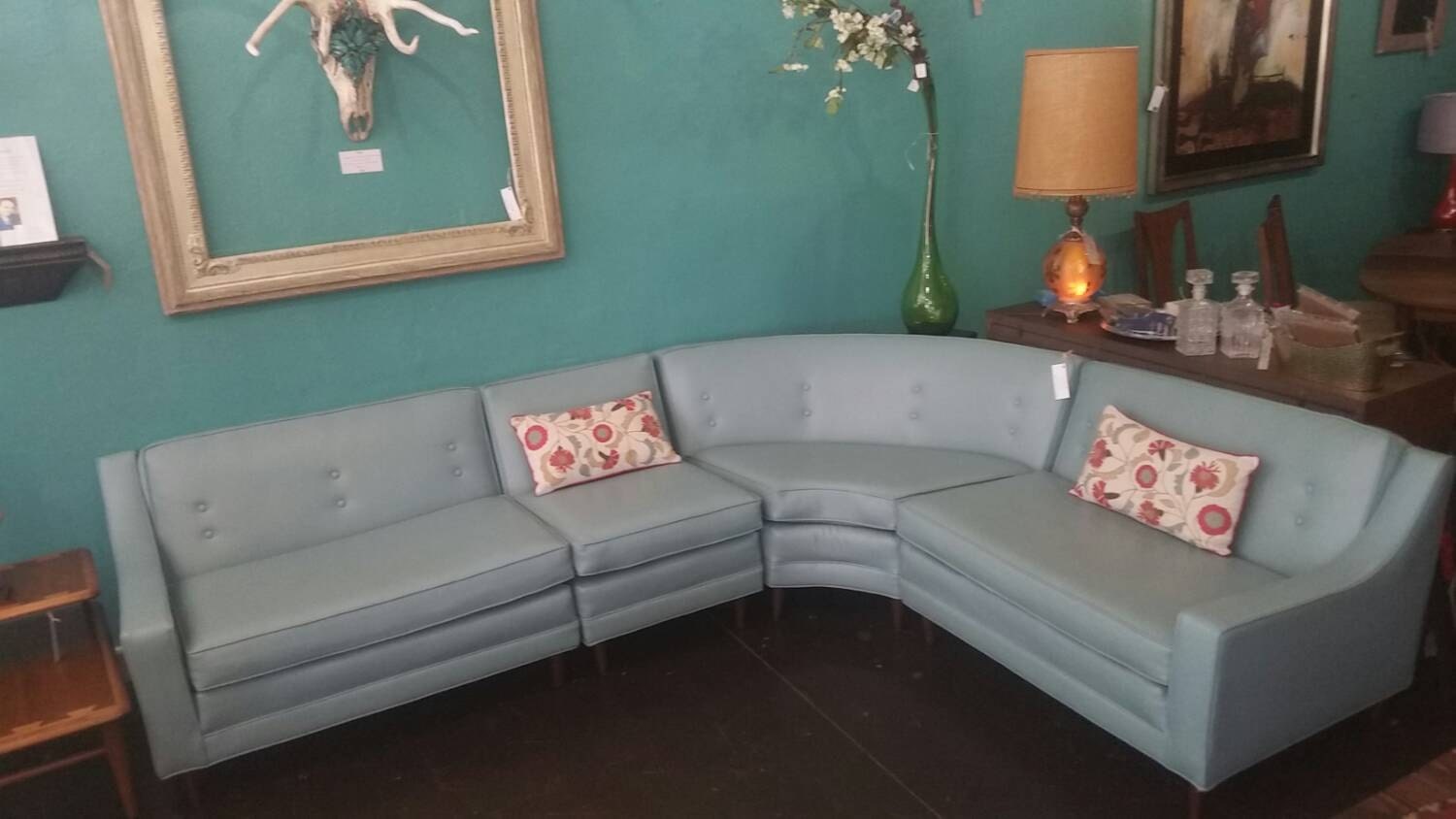 MCM Vintage Koehler Vinyl Sectional Haute Juice