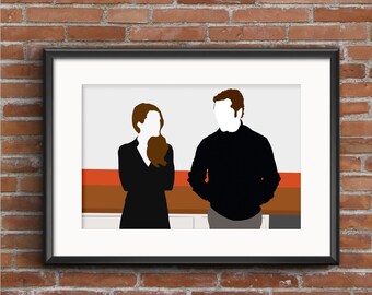 The Americans Poster - Elizabeth & Phillip Jennings Poster - The Americans Print - Cold War Poster - Spy Poster - TV Poster - Geek Gift