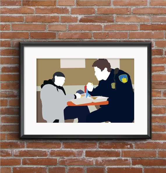 The Wire Poster The Wire Print Bodie Poster & Jimmy