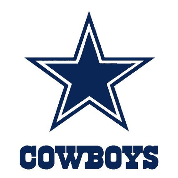 Dallas Cowboys Star Vinyl Decal