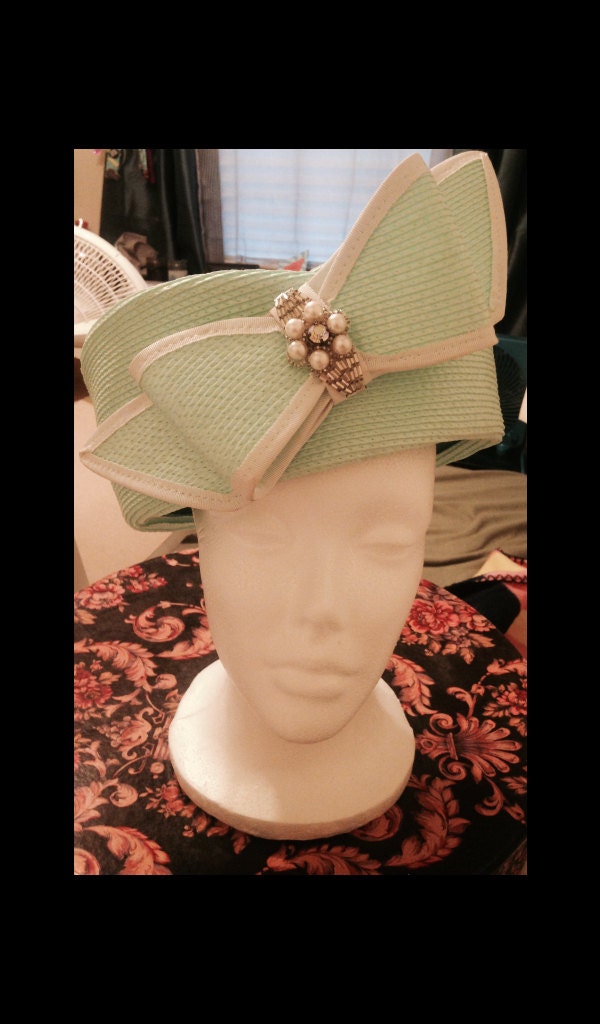 Vintage Mint Green Dress Hat – Haute Juice