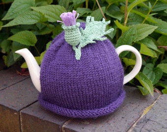 Scottish Gift Thistle Flower Tea Cosy, Teapot cozy
