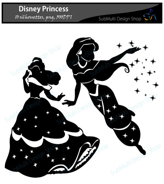 Download Disney Princess Silhouette svg / svg cut file / Ilustrator ...