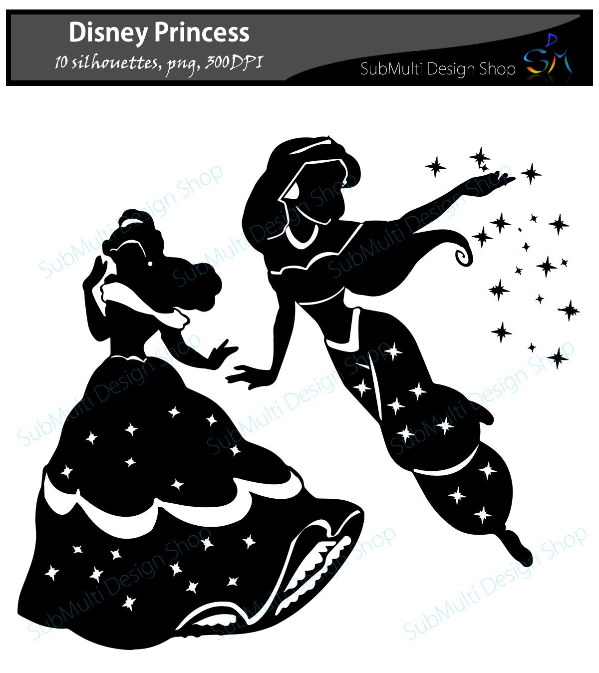 Disney Princess Free Svg - Layered SVG Cut File - All Free ...