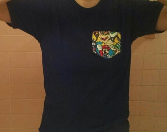 Nintendo Super Mario Pocket Shirt