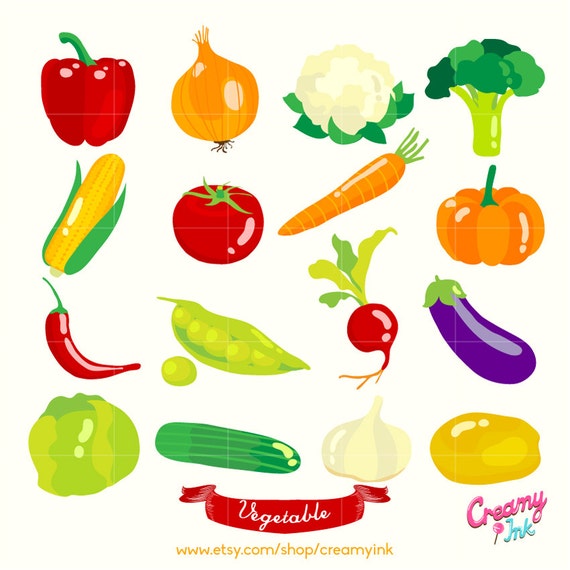 vegetables clipart in vector - photo #9