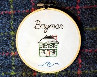 Bayman: Newfoundland Sayings - 5 inch embroidery hoop