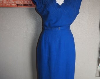 Vintage 1940s - 50s Cocktail Party Wiggle Dress