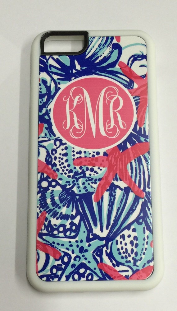 Lilly Pulitzer Monogram iPhone case for 6 5 5s 6 plus 6s 6s