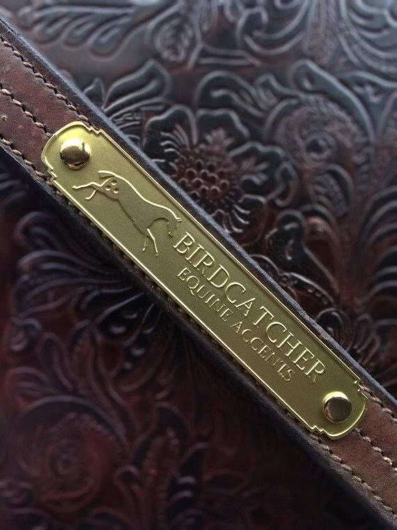 Custom Horse Halter Nameplate