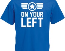 on your left t shirt